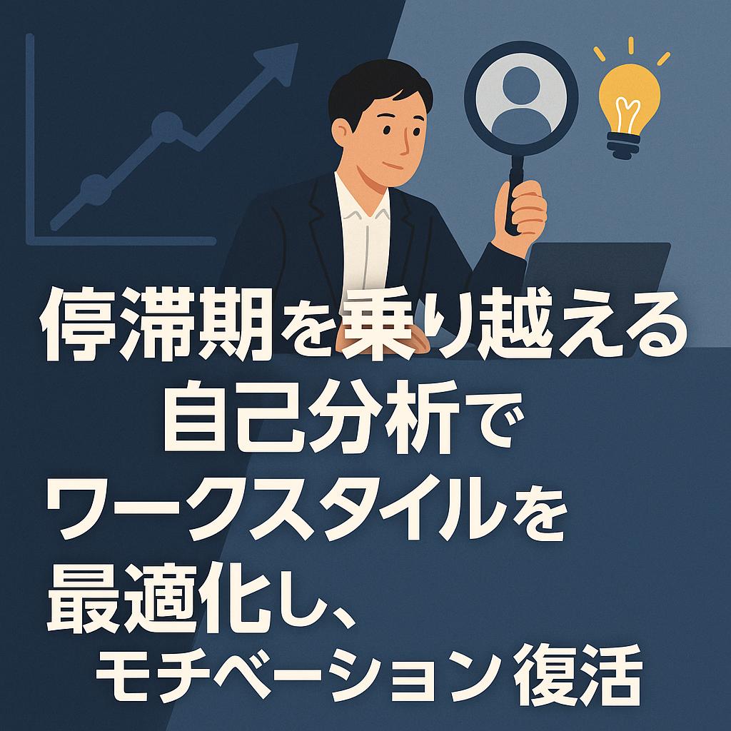 停滞期を乗り越える！自己分析でワークスタイルを最適化し、モチベーション復活