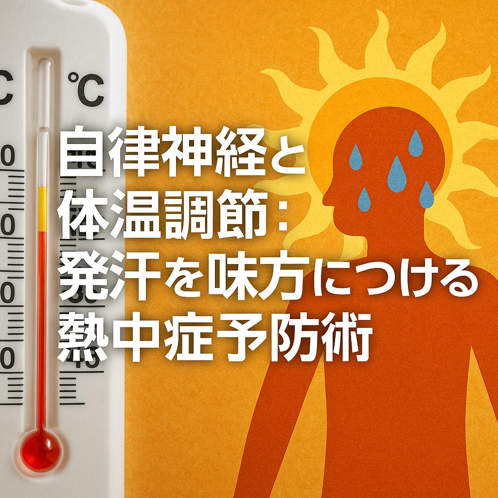 自律神経と体温調節：発汗を味方につける熱中症予防術