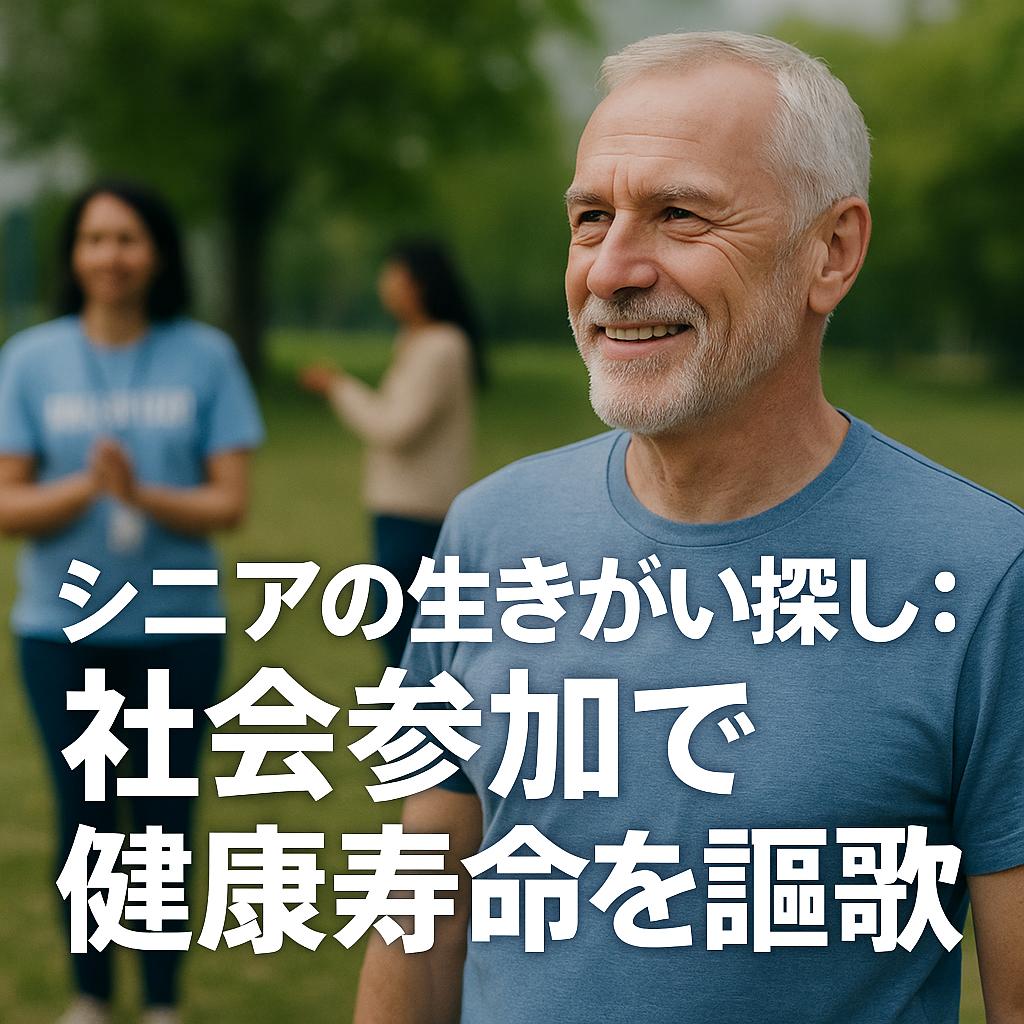 シニアの生きがい探し：社会参加で健康寿命を謳歌