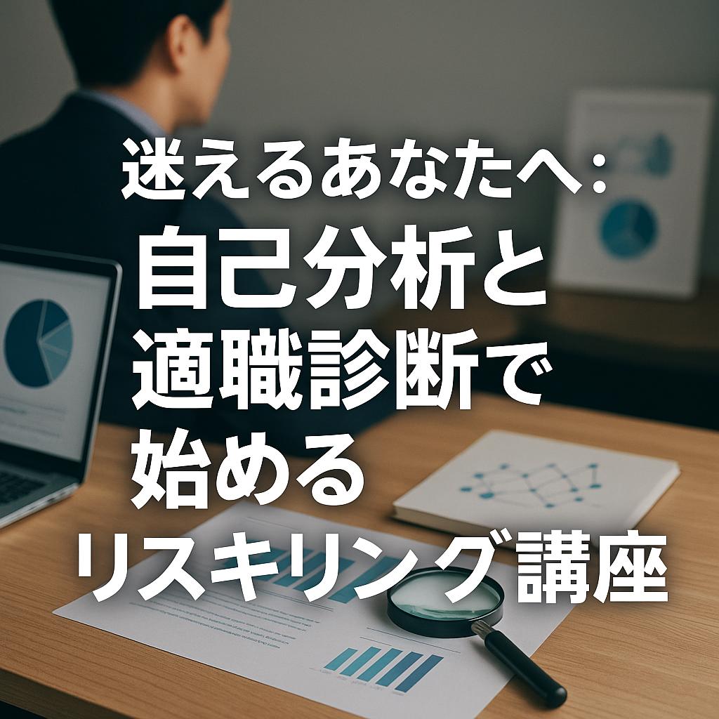 迷えるあなたへ:自己分析と適職診断で始めるリスキリング講座