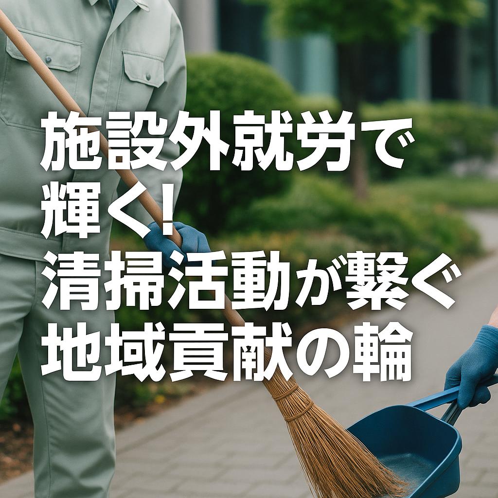 施設外就労で輝く！清掃活動が繋ぐ地域貢献の輪