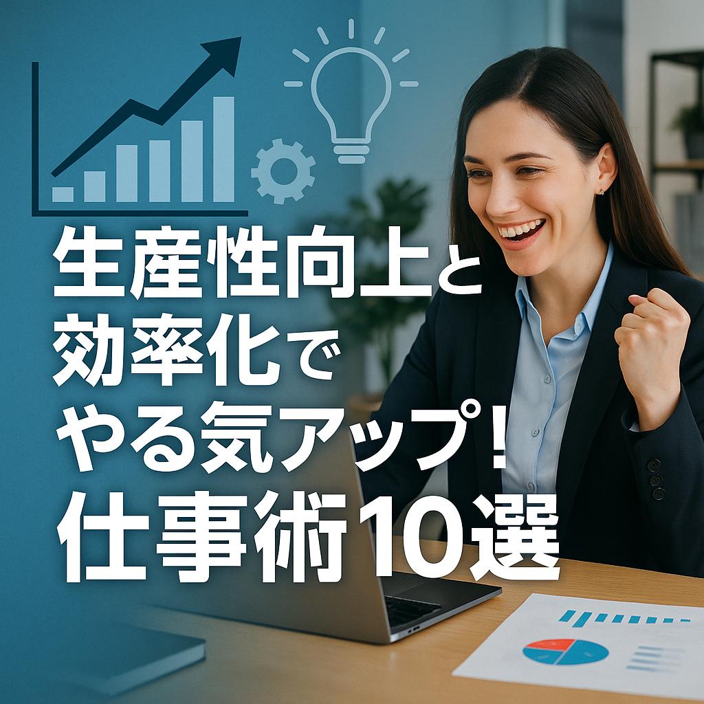 生産性向上と効率化でやる気アップ！仕事術10選