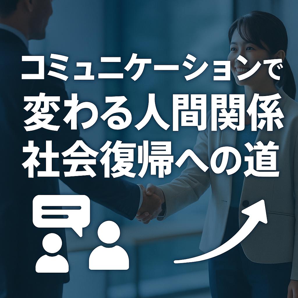 コミュニケーションで変わる人間関係：社会復帰への道