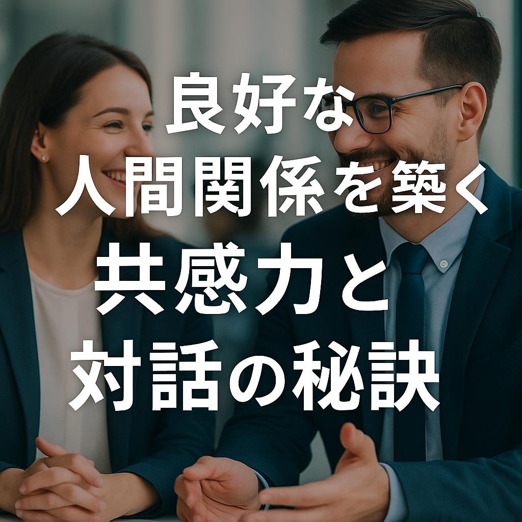 良好な人間関係を築く共感力と対話の秘訣